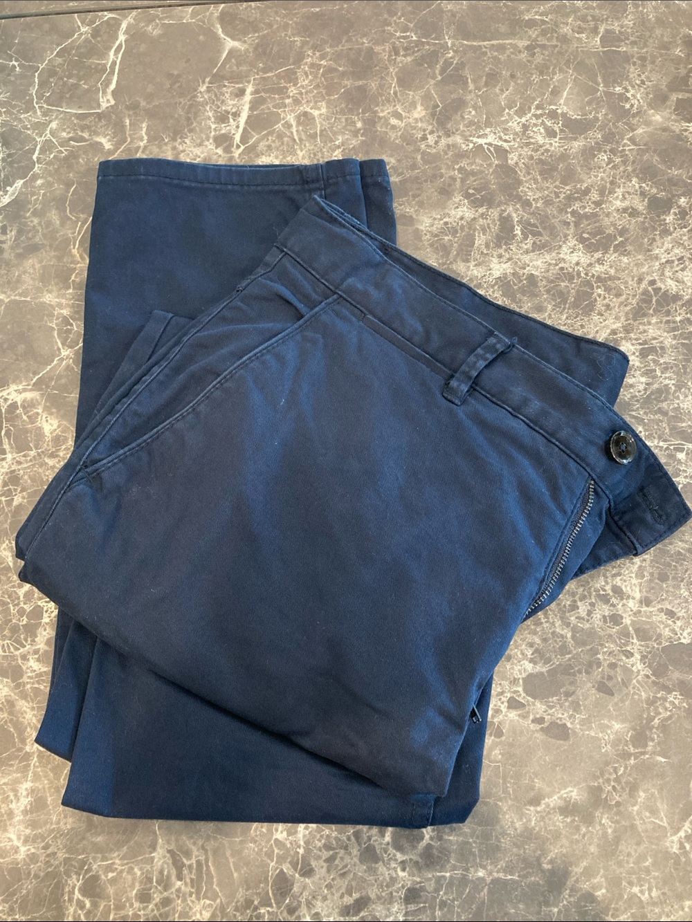 Zara Navy Chino Pants